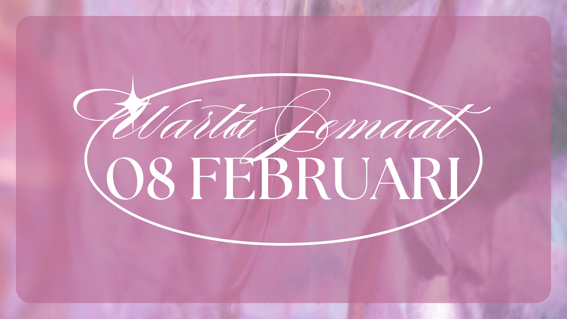 Warta Jemaat 08 Februari 2026